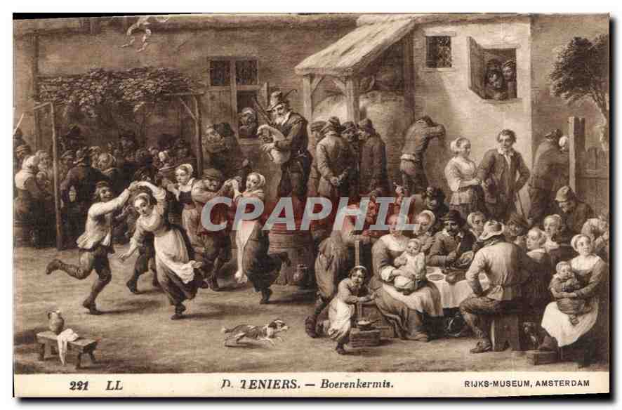 CPA Teniers Boerenkermis Museum Amsterdam 