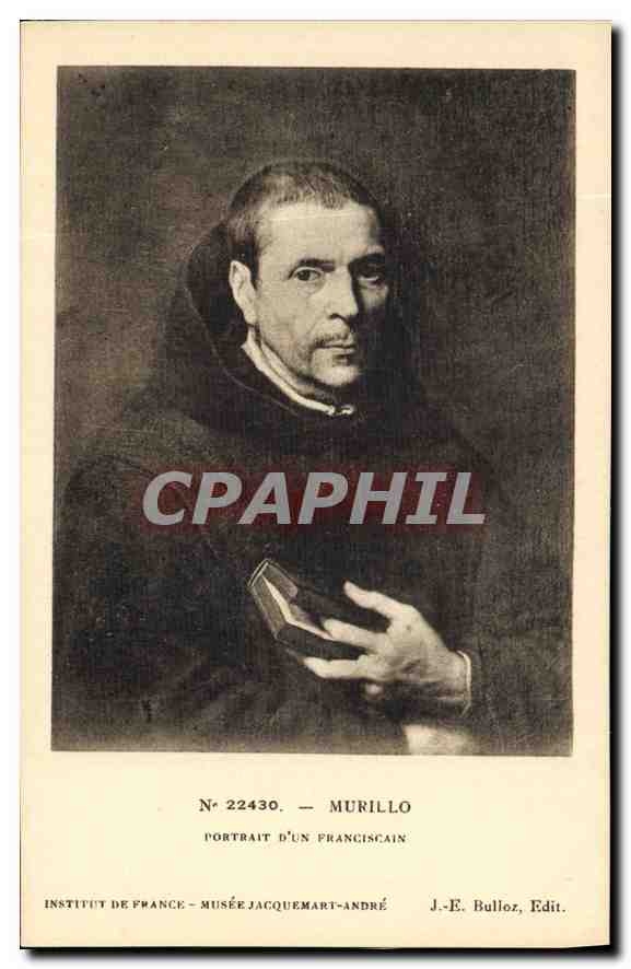 CPA Murillo Portrait d'un Franciscain Institut de France Musee Jacquemart Andre 