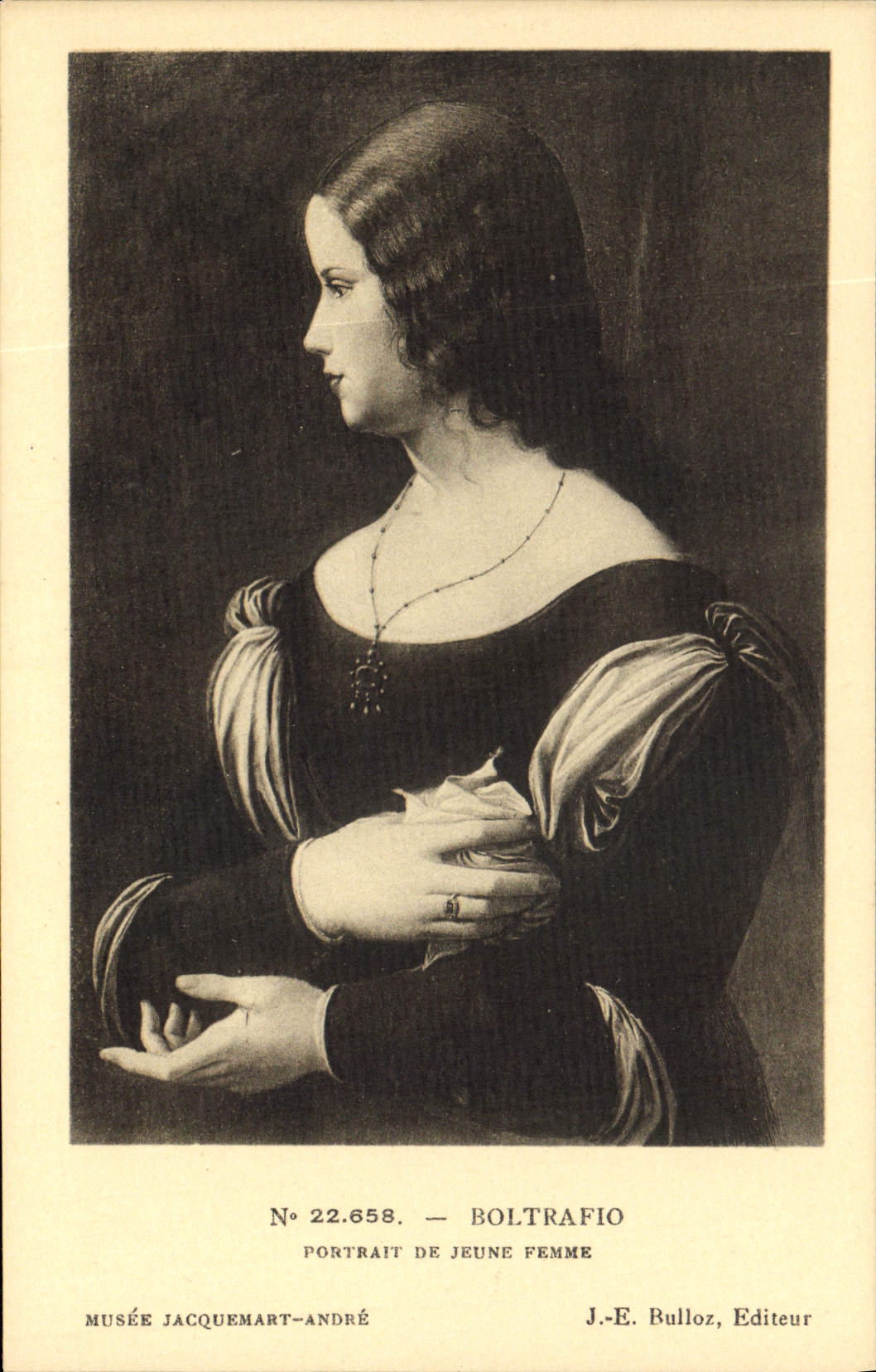 Portrait de jeune femme — Boltraffio — J.-E. Bulloz, Éditeur
