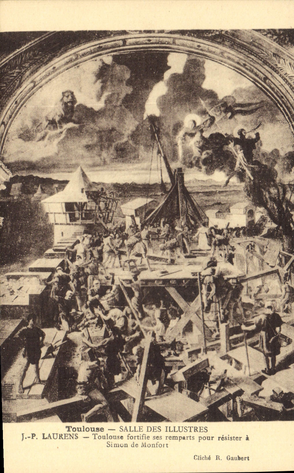 Toulouse — Salle des Illustres — J.-P. Laurens — Cliché R. Gaubert