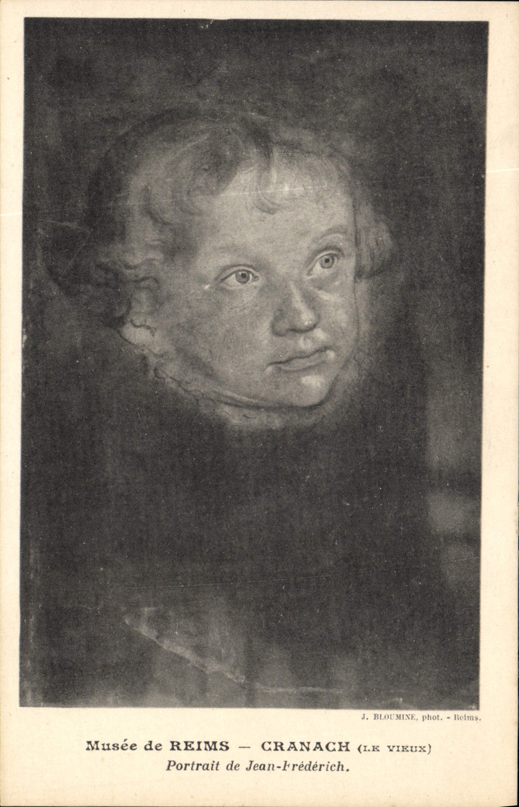 Musée de Reims — Portrait de Jean-Frédérich par Cranach (le Vieux) — J. Bloumine, phot. Reims