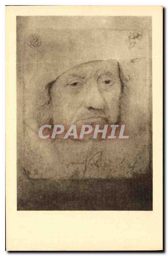 CPA Musee de Reims Portrait presume de John More le grand pere par Hans 