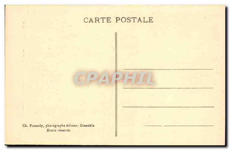 CPA Musee de Grenoble Zubaran Ecole Espagnole l'Annonciation  — Verso