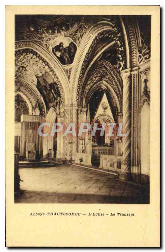 CPA Abbaye d'Hautecombe l'Eglise le Transept 