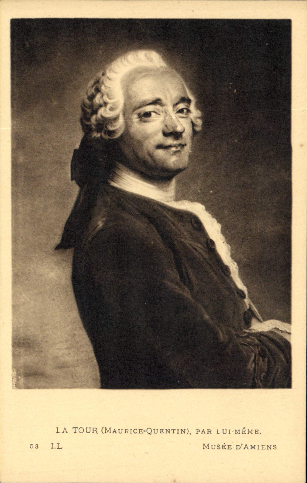 CPA La Tour Maurice Quentin par Lui Meme Musee d'Amiens 
