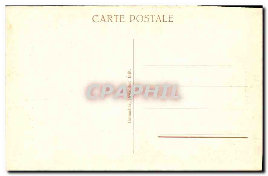 CPA Musee de Bruxelles L'Artiste et sa Famille  — Verso
