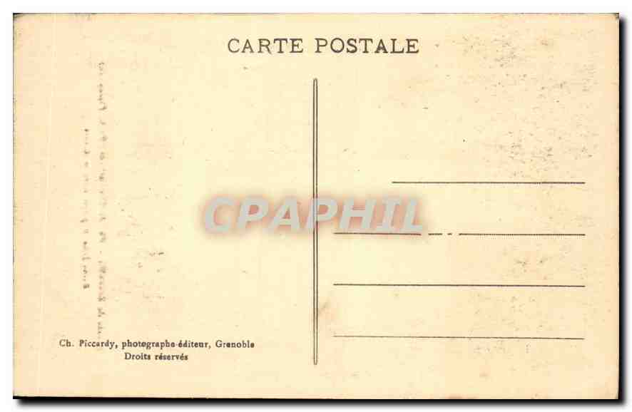 CPA Musee de Grenoble Ph de Champaigne Ecole Flamande Saint Jean Baptiste dans le desert  — Rückseite