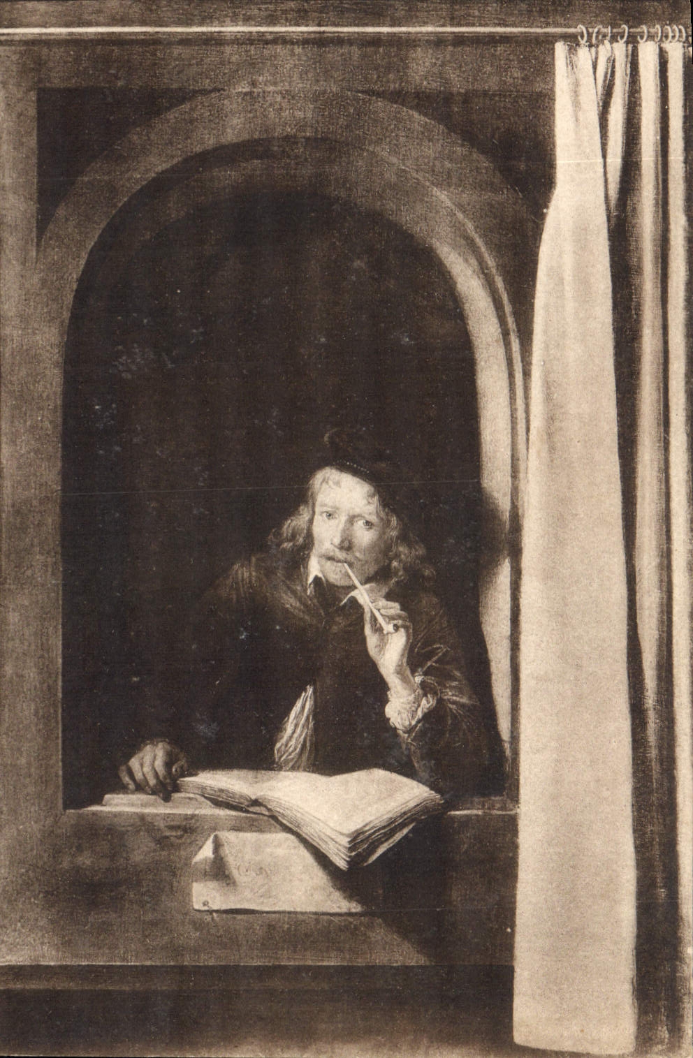 CPA Rijks Museum Amsterdam le peintre lui meme 