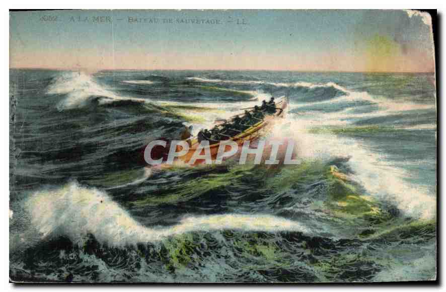 CPA A la Mer Bateau de Sauvetage 