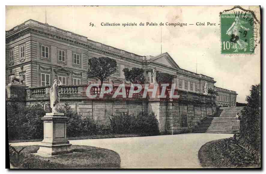 Palais de Compiègne — Côté Parc — Collection spéciale — n°59
