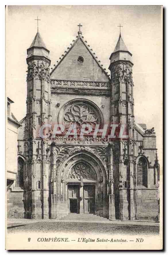CPA Compiegne L'Eglise Saint Antoine 