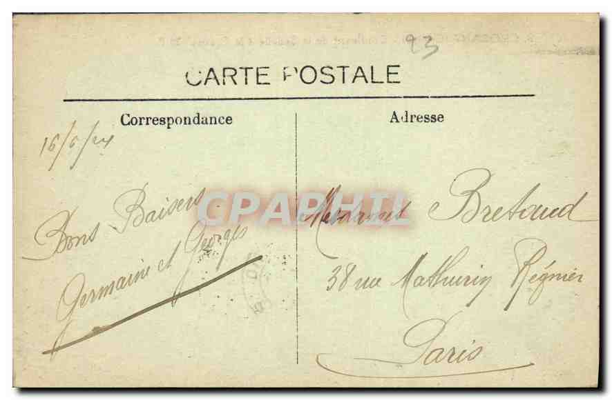 CROZANT (Creuse) - Confluent de la Sédelle à la Creuse - M.F. — Rückseite
