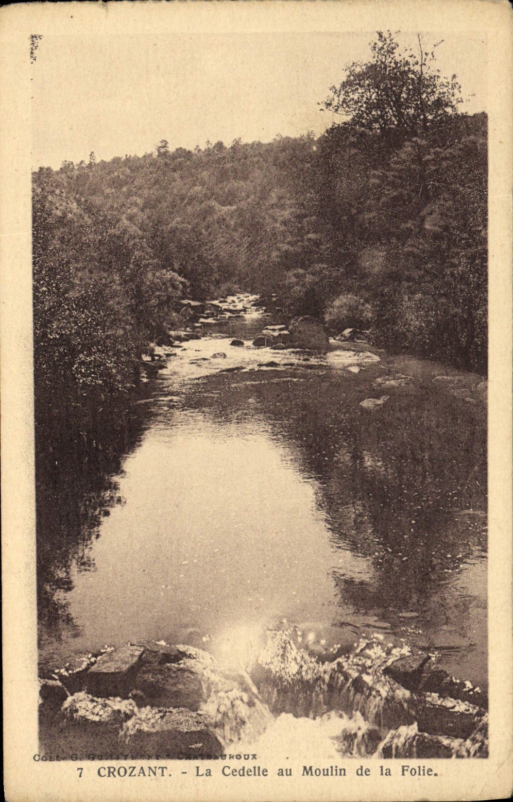 Cedelle au Moulin de la Folie — Crozant, Creuse — Coll. G. Genety - Chateauroux, n°7