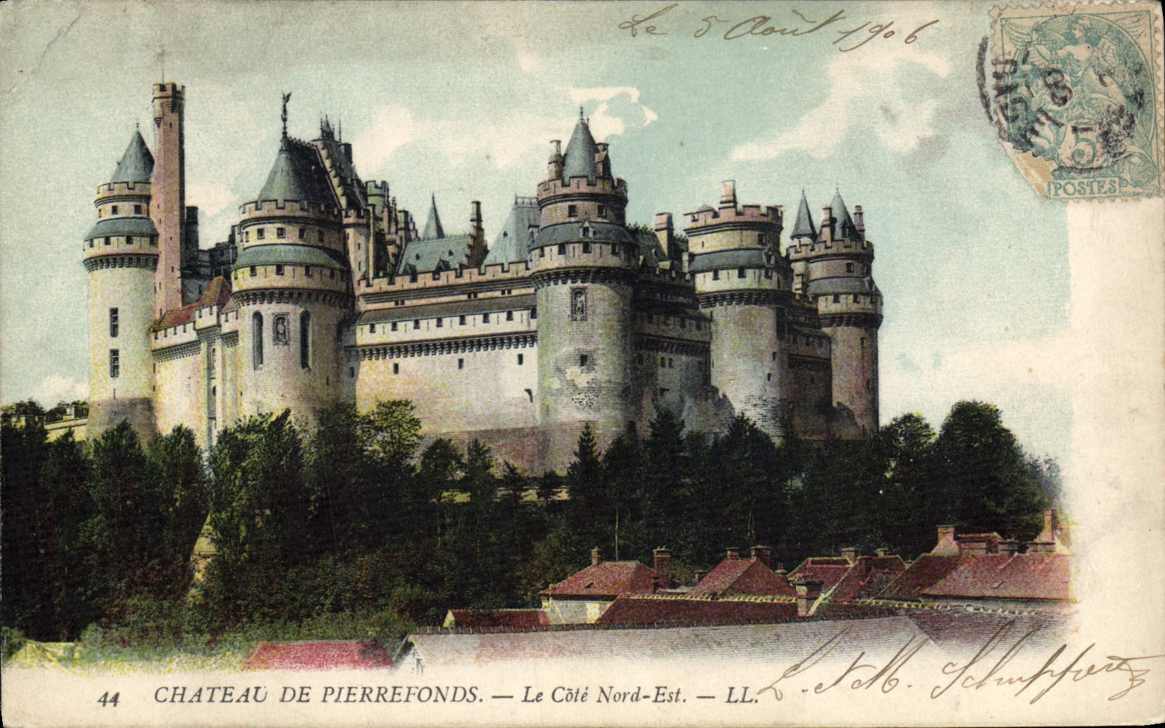 CPA Chateau de Pierrefonds Le Cote Nord Est 