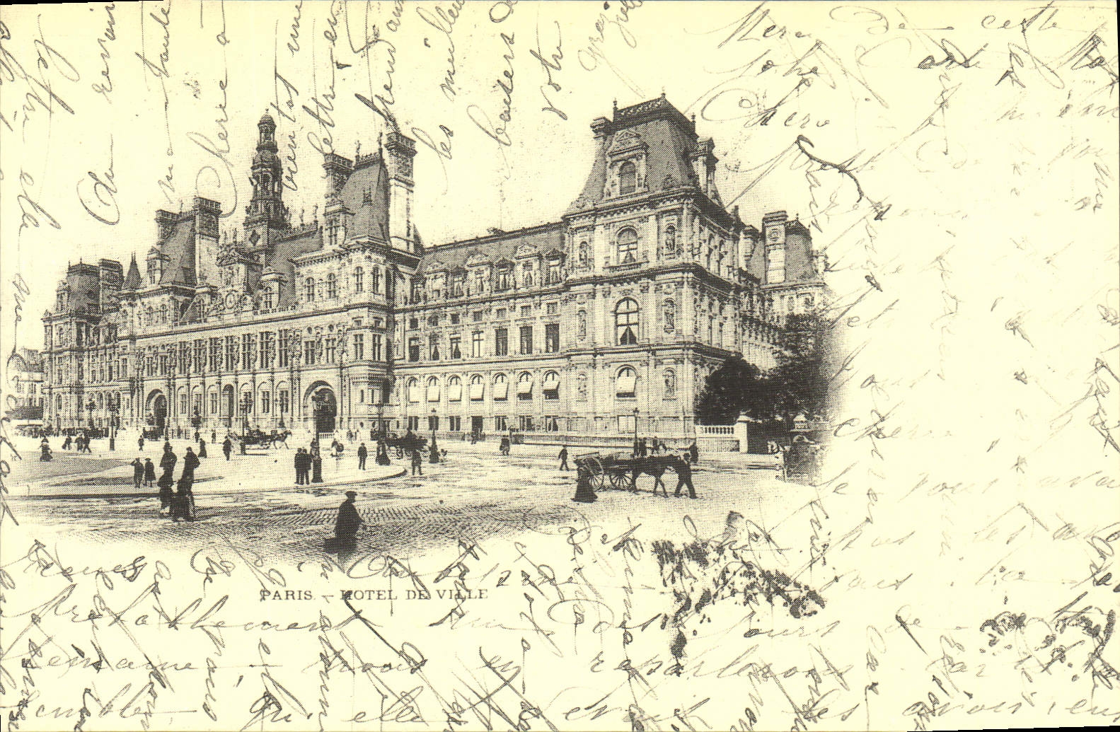 Paris — Hôtel de Ville — Cartes d'autrefois, Vues de Paris, n° 465 271