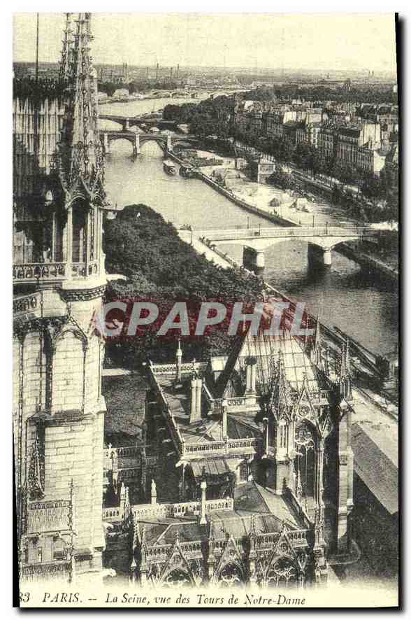 Paris — La Seine, vue des Tours de Notre-Dame — Édition CEE D2 465 43 5