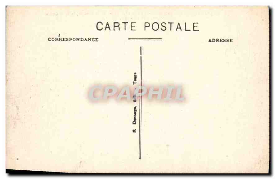 Crozant (Creuse) — Le confluent de la Sédelle et de la Creuse, la Tour Collin et le rocher des Filleuses — R. D. — Rückseite