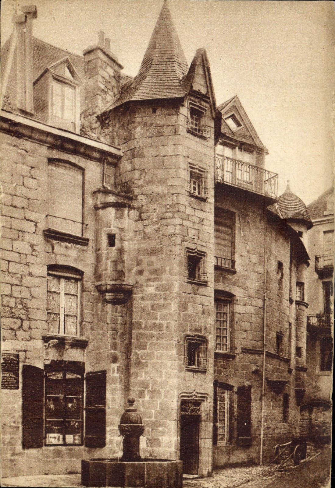 CPA Abusson Creuse Vieilles maisons 