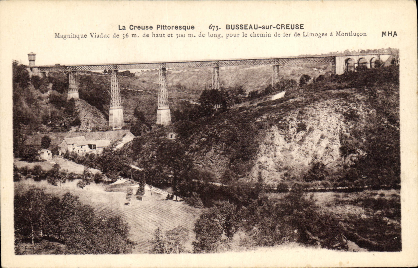 CPA La Creuse Pittoresque Busseau sur Creuse 