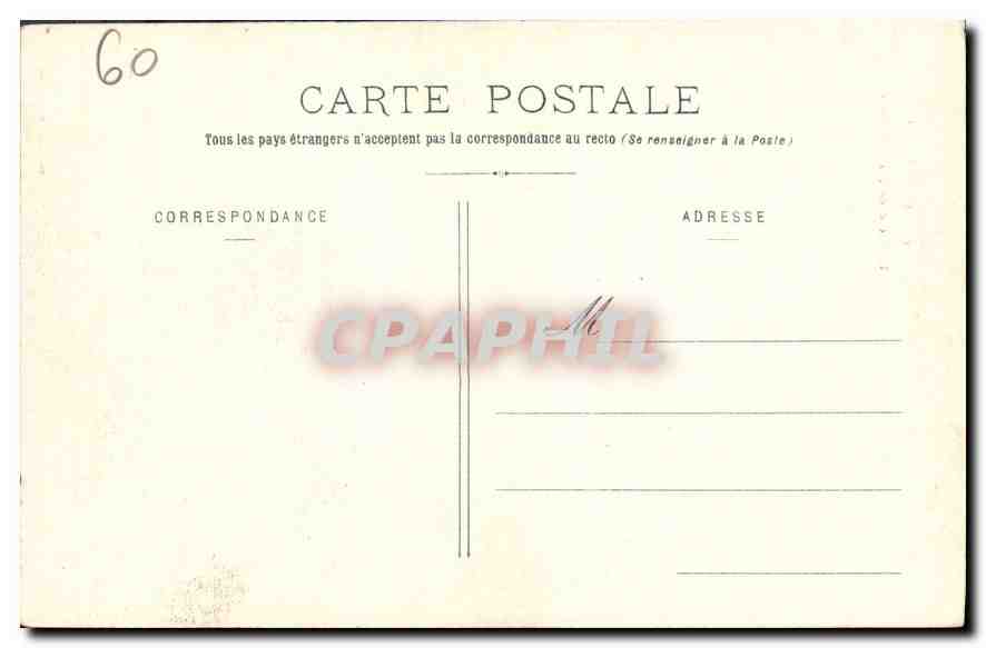 CPA Compiegne L'Abside de Saint Antoine  — Rückseite