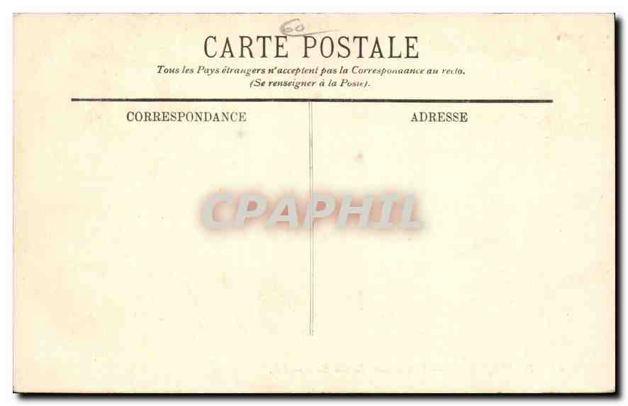 CPA Pierrefonds Le Chateau Facade Est  — Rückseite