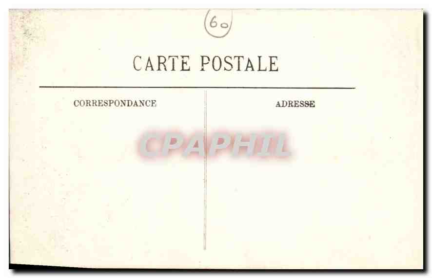 Pierrefonds — Le Château (Côté Sud) — LL. Édition LL. — Verso