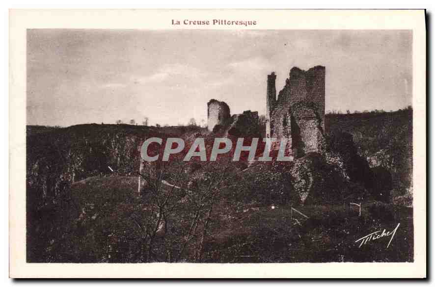 Ruines de Crozant — La Creuse Pittoresque — Édition G. G. et Fils