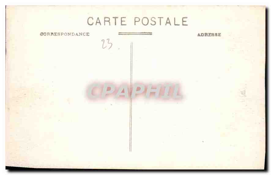 Crozant (Creuse) — La Rivière au rocher de la Fileuse — Coll. G. G. Fils - Charrauoux, n° 701 — Rückseite