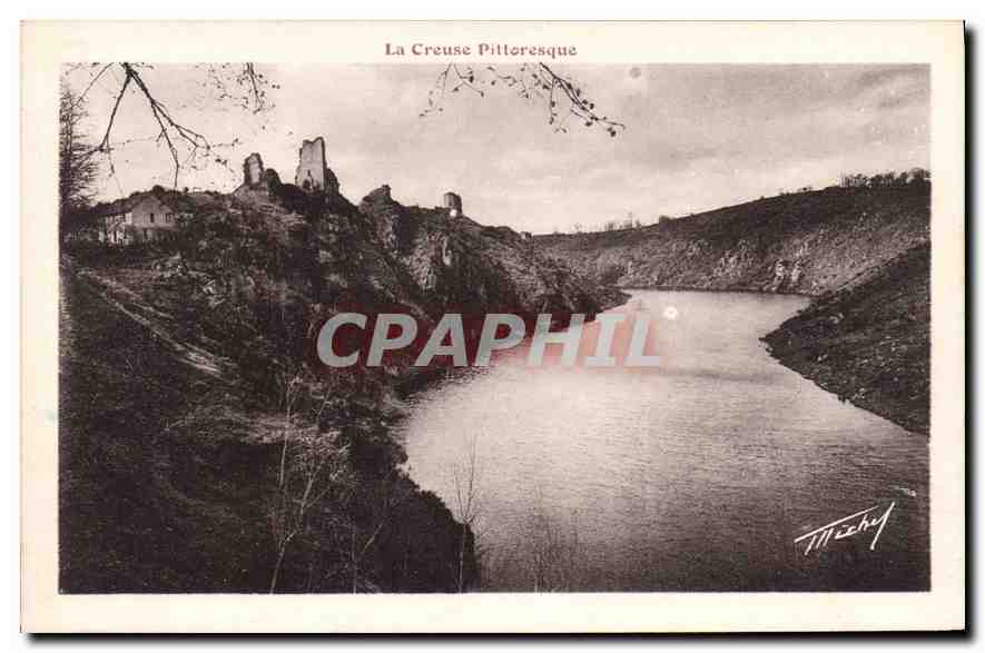 La Creuse Pittoresque — Ruines de Crozant — Édition G. G. et Fils