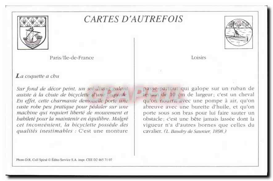 REPRO Lui Allons patatras vous voila par terre  — Rückseite