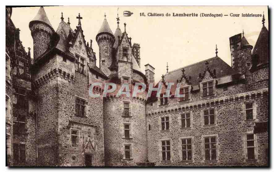 Château de Lambertie (Dordogne) — Cour intérieure — Éditeur non identifié, n° 16