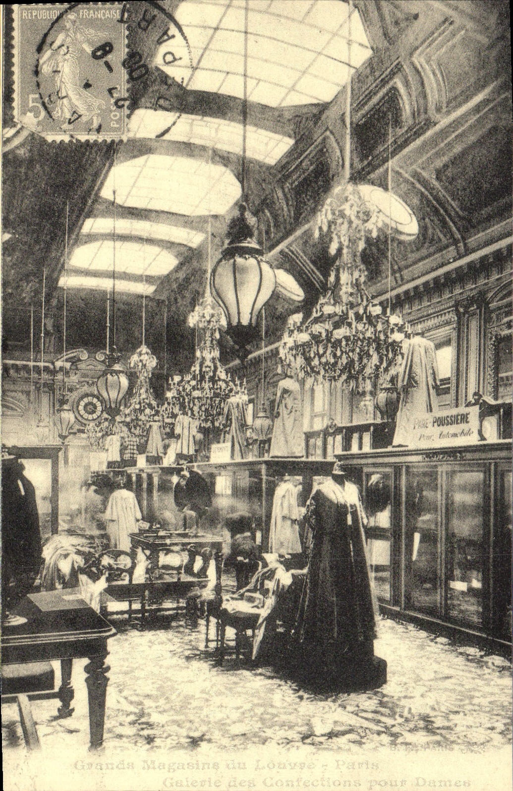 REPRO Grands Magasins Du Louvre Paris