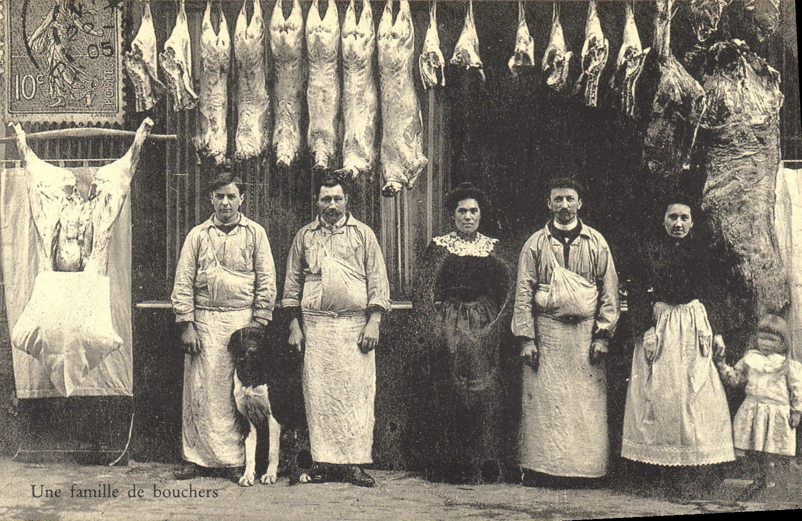 REPRO Une famille de bouchers 