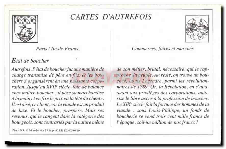 REPRO Une famille de bouchers  — Rückseite