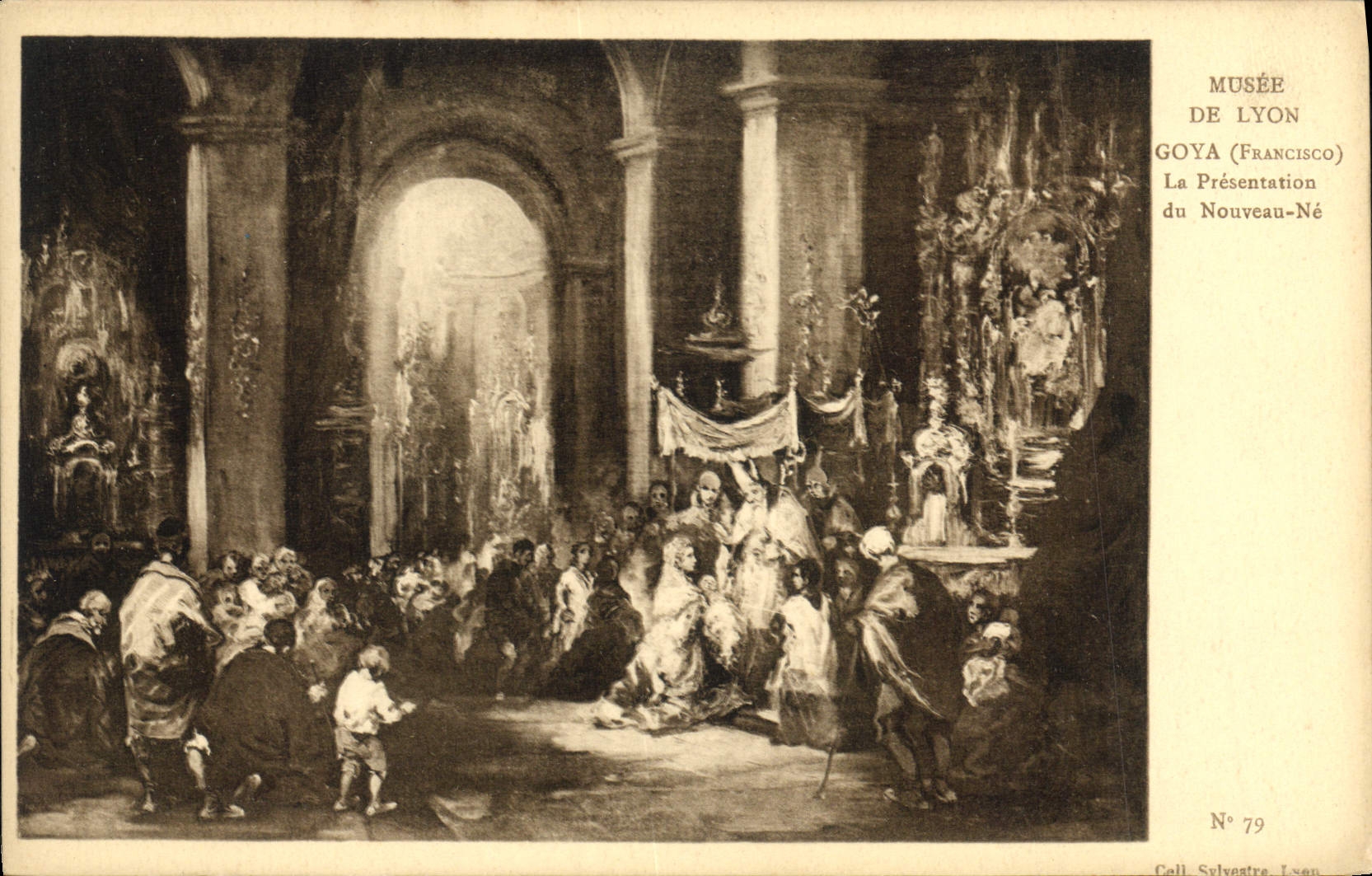 CPA Musee de Lyon Goya Francisco La Presentation du Nouveau Ne 