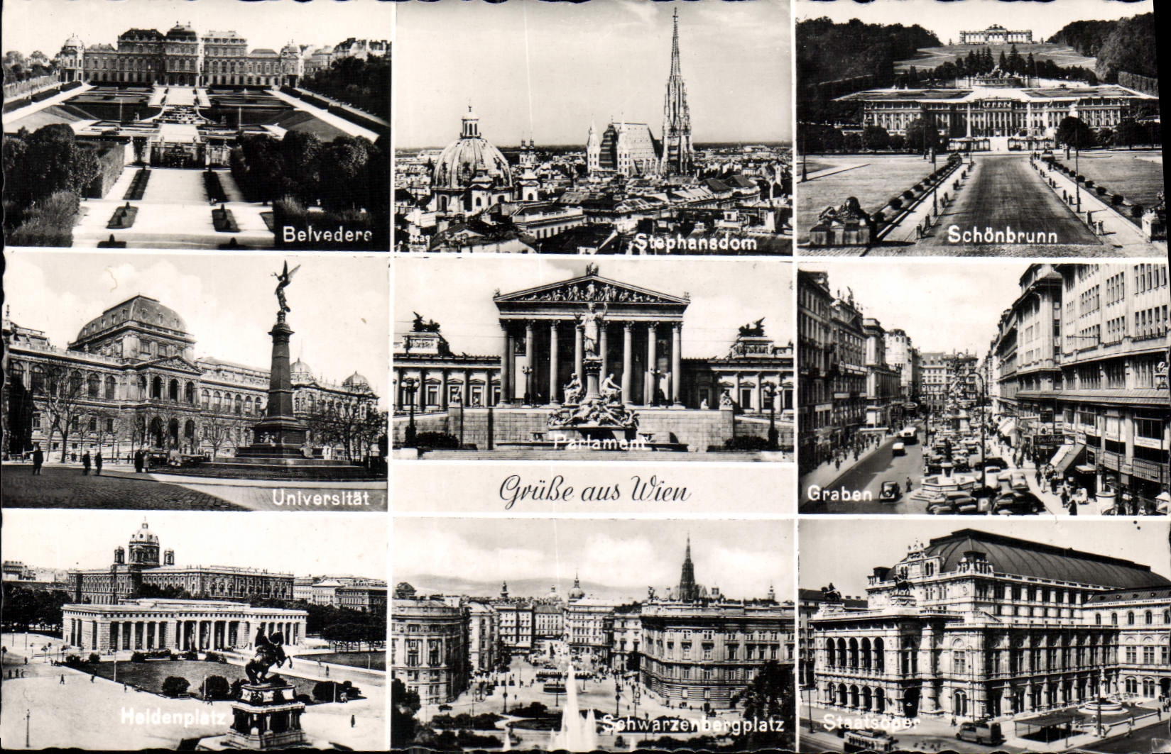 CPA Grusse aux Wien 