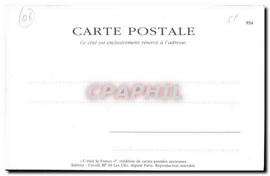 Grasse — Usine Lautier fils — Enfleurage des fleurs de jasmin — LL. — Verso