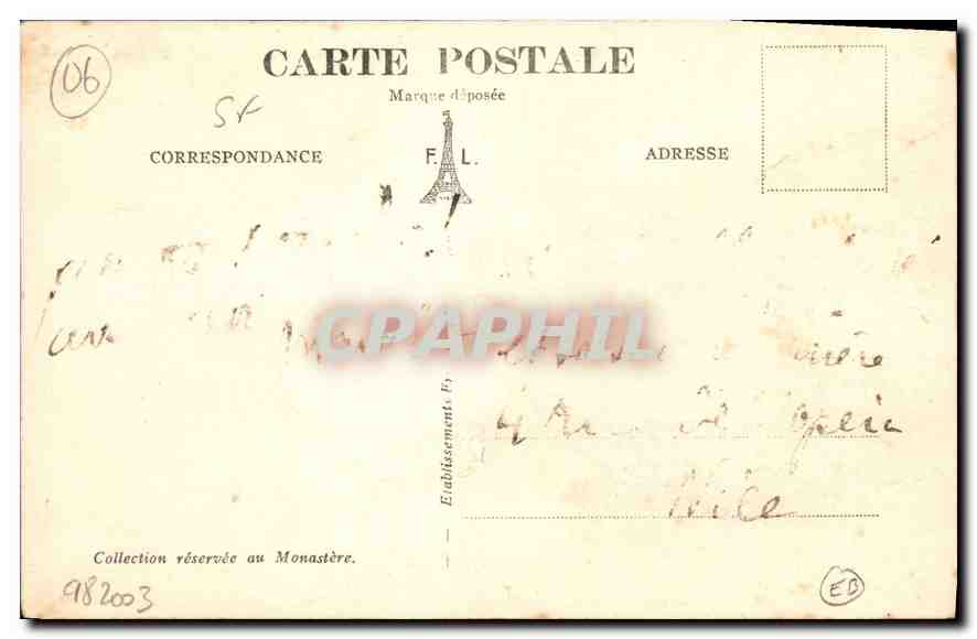 Notre-Dame de Laghet — Intérieur de l'Église — FL — Verso