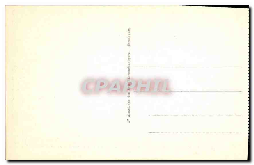 CANNES - Le Mont Chevalier pris à travers les Pins de la Croix des Gardes — Éditeur CPAHIL — Verso