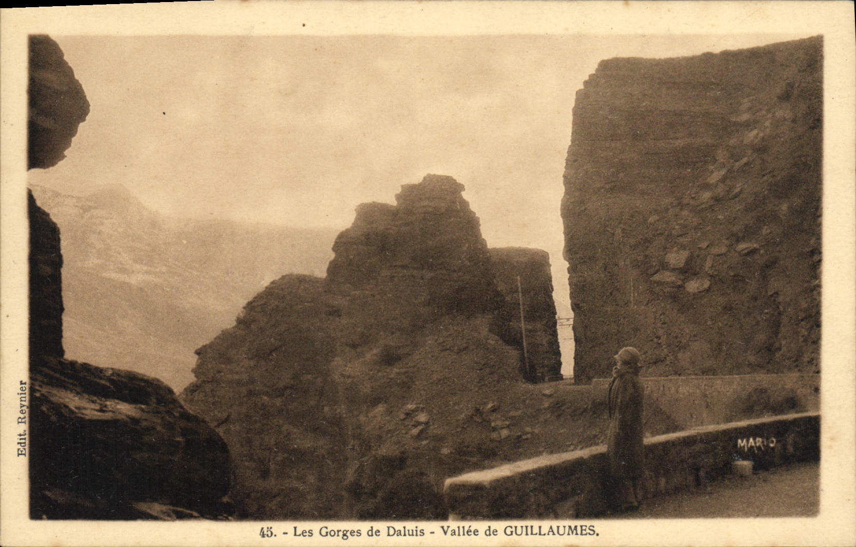 CPA Les Gorges de Daluis Vallee de Guillaumes 