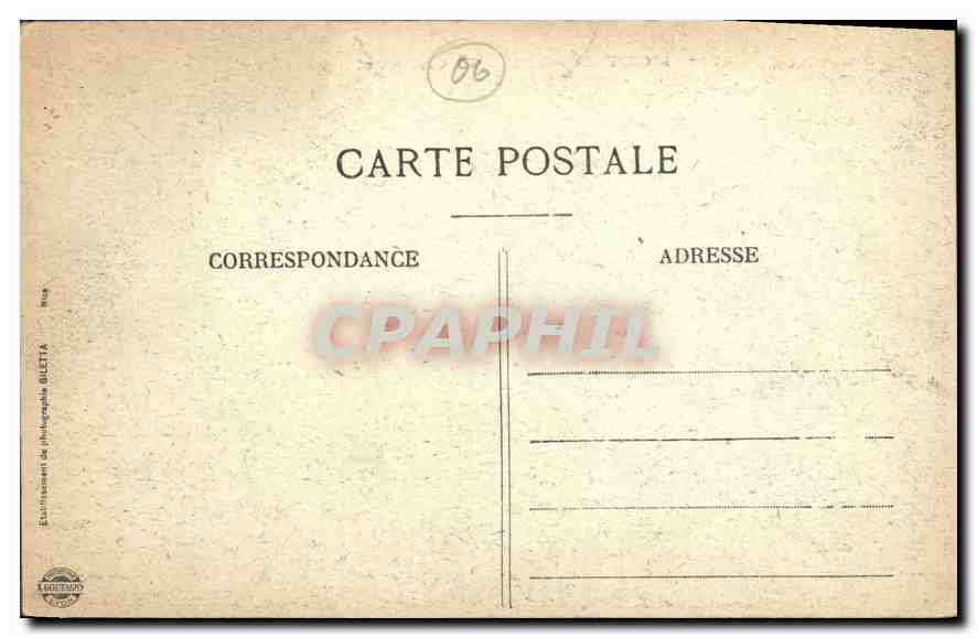 CPA Monte Carlo Le Casino et les Jardins  — Rückseite