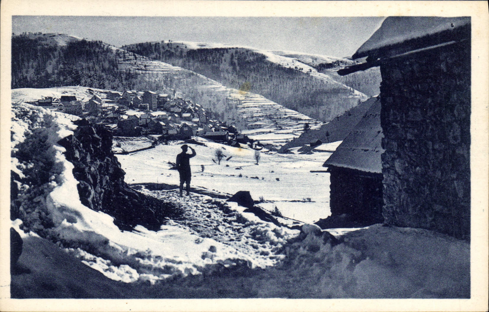 CPA Beuil Sports d'Hiver vue d'ensemble 