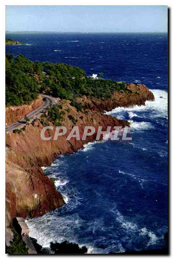 CPA La Cote d'Azur Frech Riviera La Corniche d'Or 