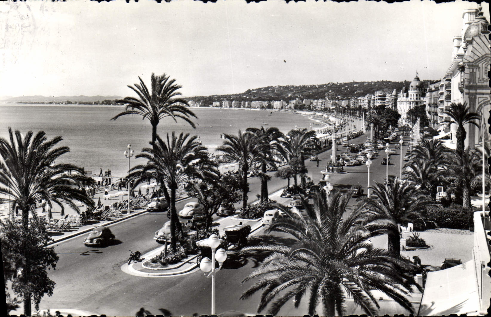 CPA La Cote d'Azur Nice La Promenade des Angalis 