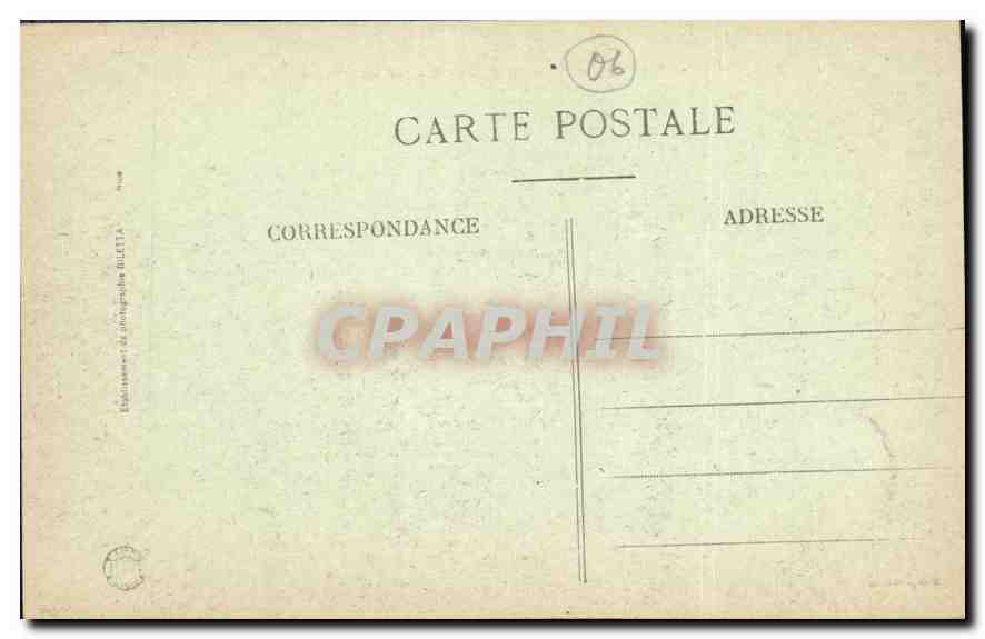 CPA Monaco vue generale de la Principaute  — Rückseite