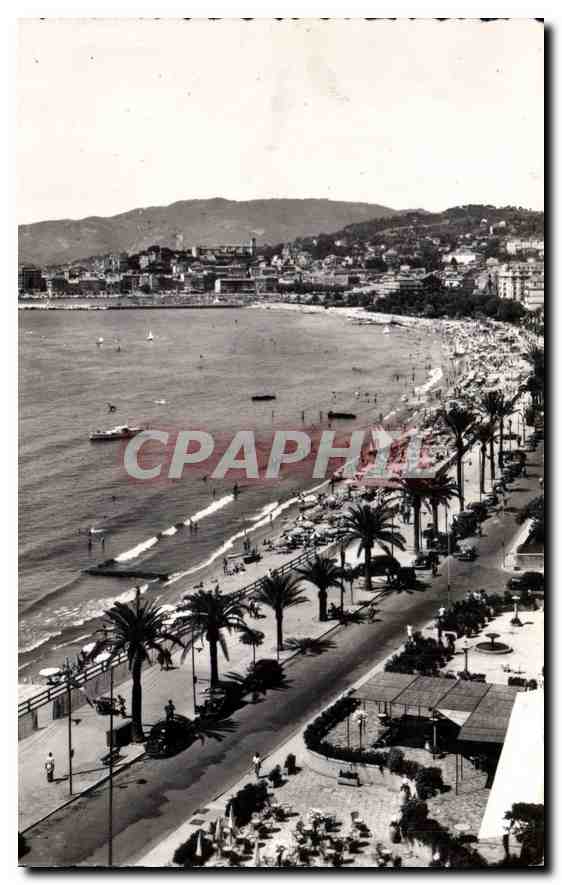 CPA La Cote d'Azur Cannes la Croisette et le Suquet 