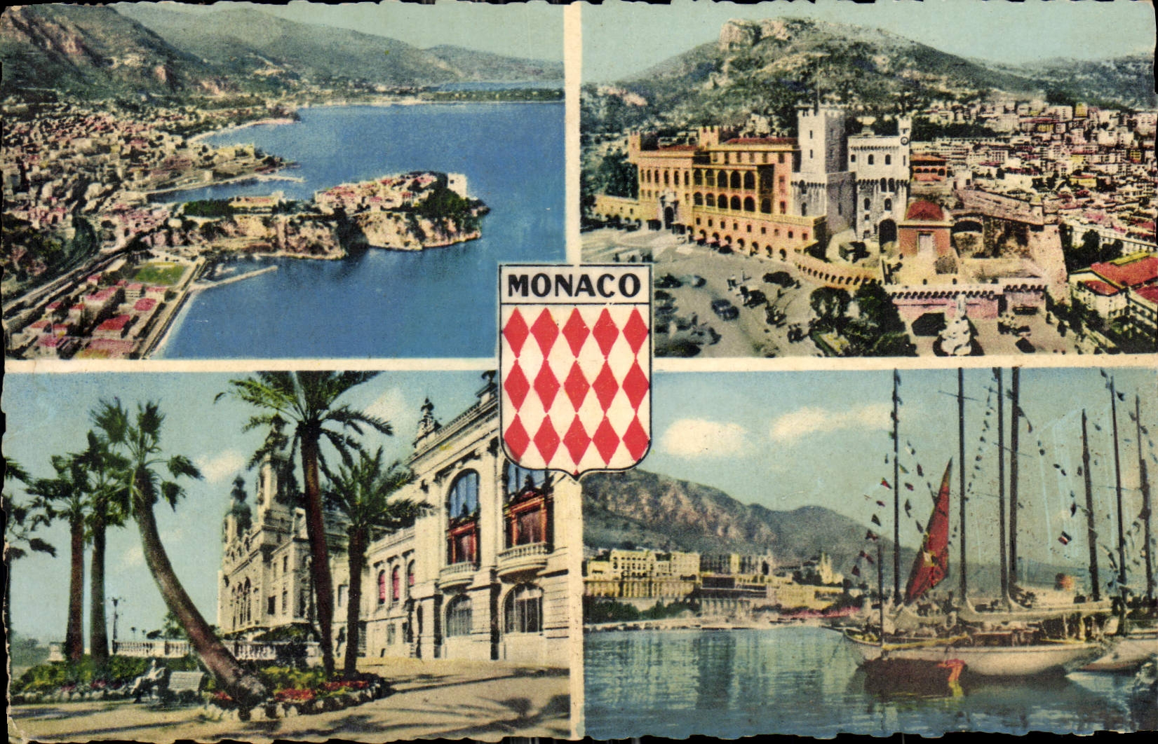 Monaco — Vue générale de la Principauté — éditeur Graphil, n° 20.005