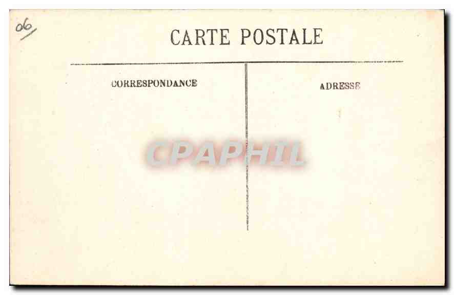 CPA Golfe Juan Les Cocotiers Etude Atristique  — Rückseite