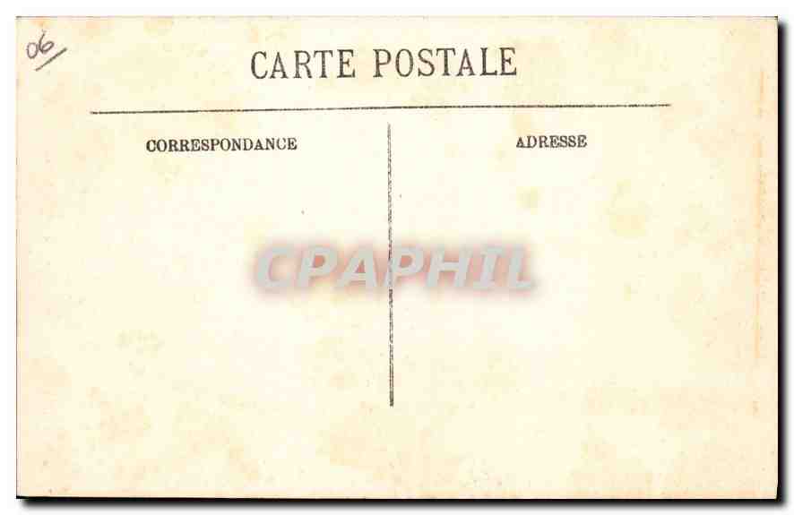 CPA Golfe Juan Les Cocotiers Etude Atristique  — Rückseite