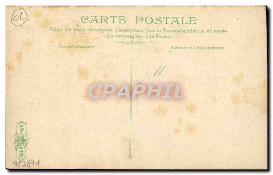 CPA Effet de nuit St Honorat — Verso